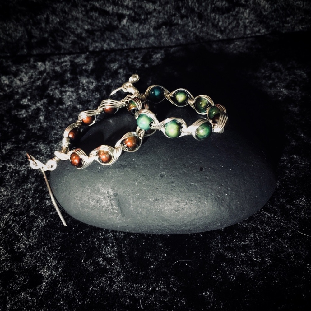 Mood bead earrings